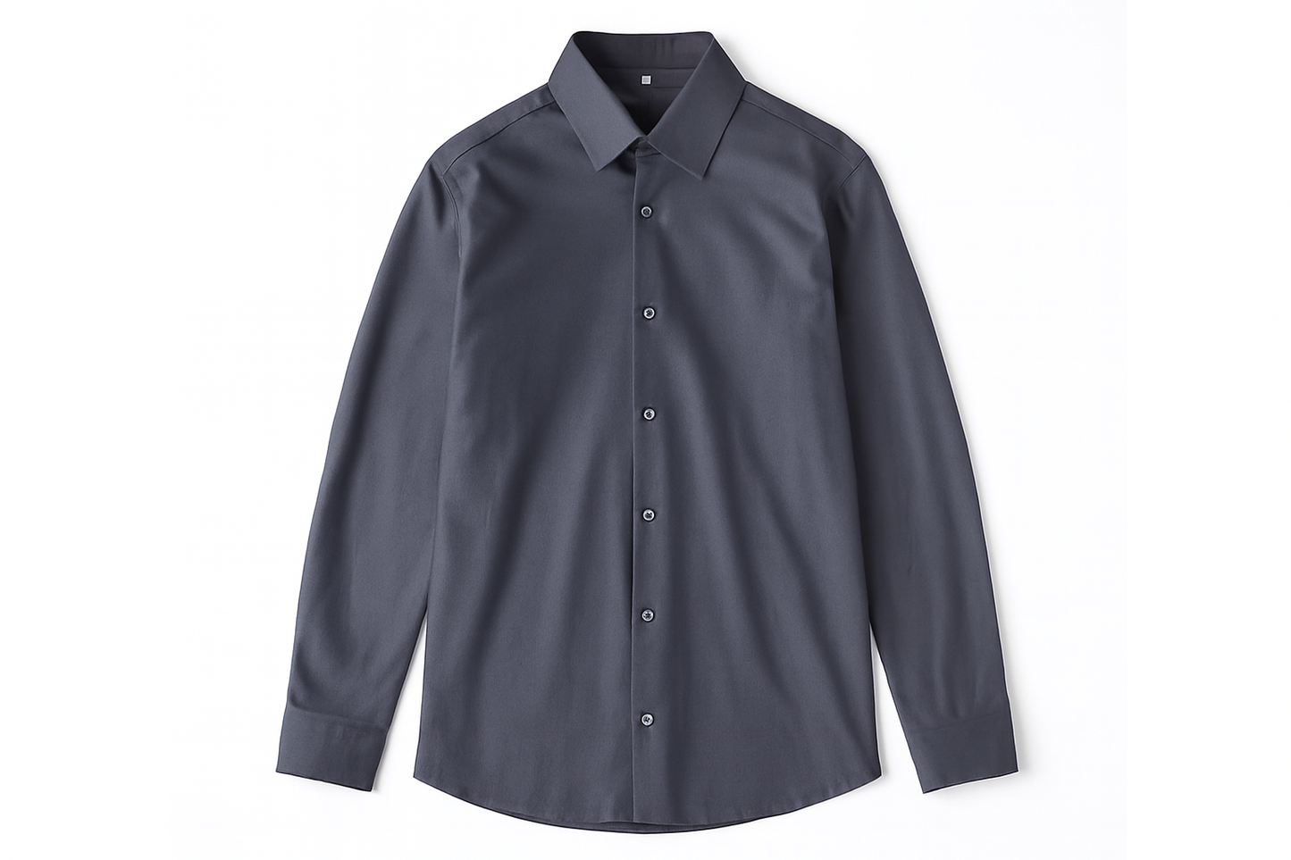 Dress shirt with premium smooth fabric