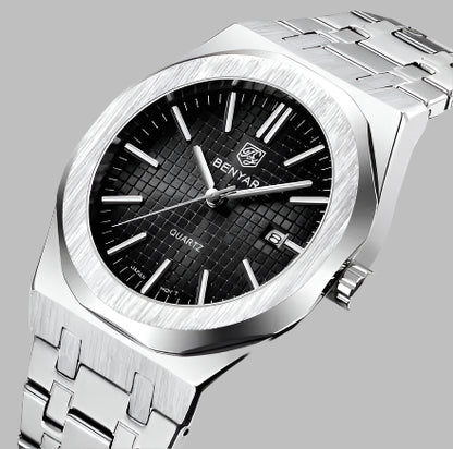Men's Simple Waterproof Luminous Quartz Watch