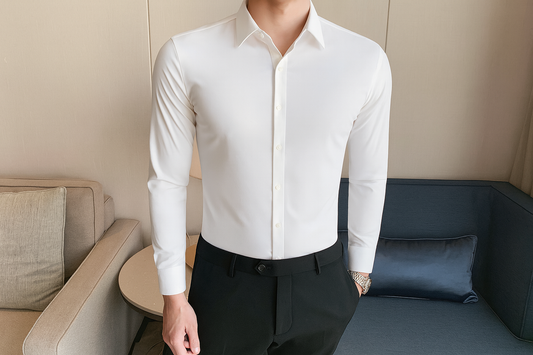 White long sleeve dress shirt